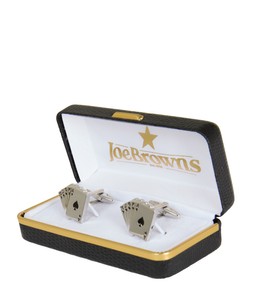 GH647A 2 Ace of Spades Cufflinks £21