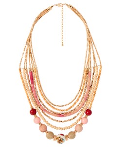 Golden Sunset Stone Layer Necklace £20