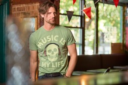 MT769A Music Is My Life Tee Sage £25