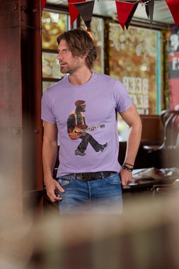 MT771A Bohemian Boxer Tee Violet £25