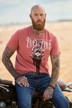 MT776A Fuel & Fire Tee Dusty Cedar £25