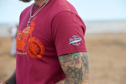 MT779A Customised Ride Tee Wine £25