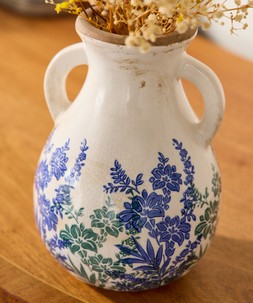 Secret Gardens Floral Handled Vase £20