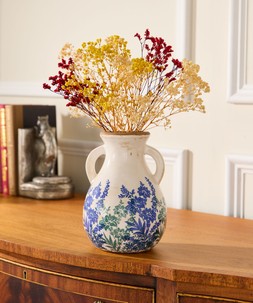 Secret Gardens Floral Handled Vase £20