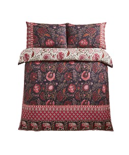 Serene Bohemian Floral Bohemia Border Print Reversible Duvet Set £45.00 - £70.00 ZB219A 1