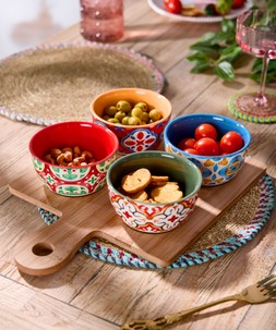 Serene Bohemian Magnificent Mosaic Hors D'oeuvres Platter £35 ZK413A 1