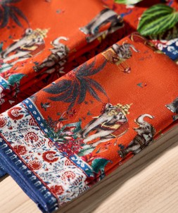 Serene Bohemian Pack Of 4 Napkins £16 ZK381A 4