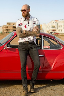 Tattoo Print Short Sleeve Shirt £38