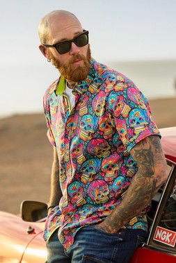 Sensational Skull Short Sleeve Shirt £38