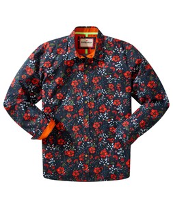 SM838A Winter Floral Long Sleeve Shirt £40