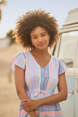 Summer Stripes Maxi Dress £65