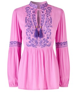 WA504A Joe Browns Essential Embroidered Summer Tunic Top £48