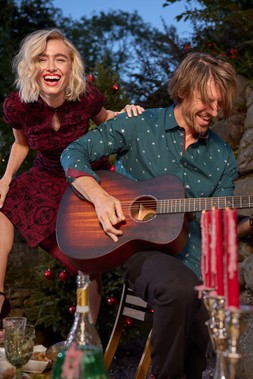 WF374A Hannah Boho Velour Dress £80 WF383A Embroidered Wonder Velvet Dress £85 SM846A Remarkable Floral Long Sleeve Shirt £40 SM839A Sensational Star Long Sleeve Shirt £40