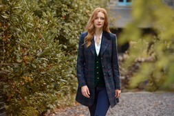 WJ763A Joe's Longline Check Jacket £95
