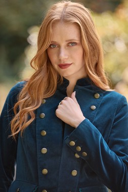 WJ766A Marvellous Military Moleskin Coat £120