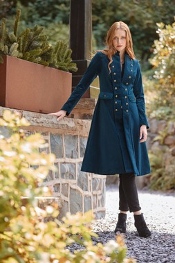 WJ766A Marvellous Military Moleskin Coat £120