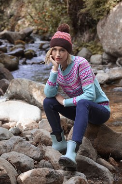 WK878A Beautifully Bright Fairisle Jumper £45