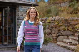 WK879A Fabulous Fairisle Knitted Tank £35