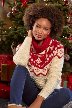 WK882A Robyn Cosy Roll Neck Jumper £50