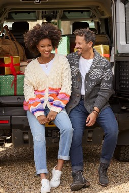 WK898A Bold And Beautiful Cardigan £55 MK388A Perfect Patchwork Cardigan £65