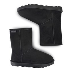 Regatta Women's Risely Waterproof Fur Lined Boots | Black RRP £50.JPG
