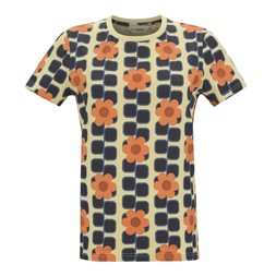 Regatta X Orla Kiely Tee Shirt | Giant Square Flower Orange RRP £30