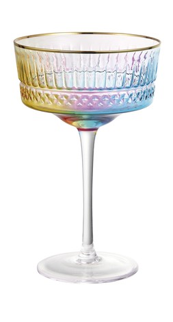 HS party multicolouredchampagnesaucer &euro;8.99