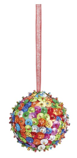 TK colourfulchristmas multicolouredbeadedbaublebauble &euro;8.99