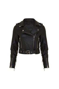 TK Maxx - Black leather jacket &euro;46.99