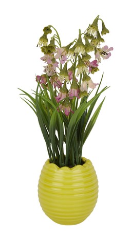 TK Maxx - fake plant yellow pot &pound; (RRP &pound;XX)