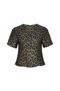 TK Maxx - Women - Green and Black Animal Print Top - &euro;12.99 (RRP &euro;69.99)