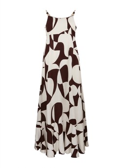 TK Maxx Brown & white dress €34.99