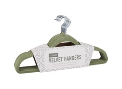 TK Maxx Green velvet hangers €7.99