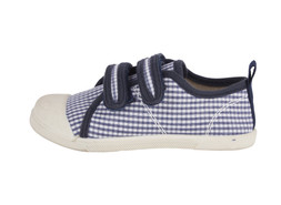TK Maxx Kids blue gingham trainers €10.99