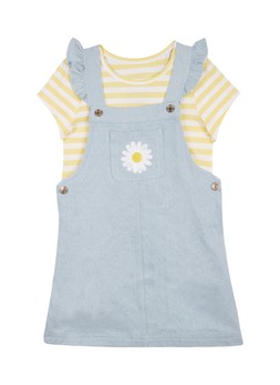 TK Maxx Kids Denim dress & yellow t.shirt €16.99