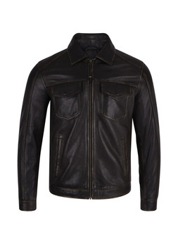 TK Maxx Men Black leather jacket €139.99 ( RRP €299.99)