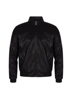 TK Maxx Men Black leather jacket €39.99