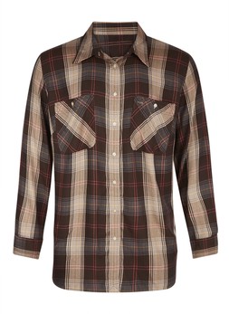 TK Maxx Men brown checked shirt €79.99 ( RRP €229.99)