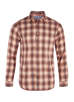 TK Maxx Men orange checkered shirt €46.99 ( RRP €239.99 )