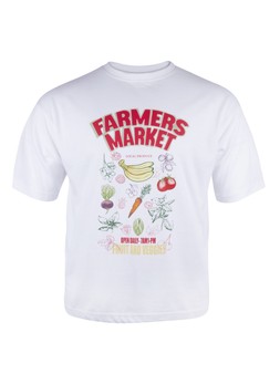 TK Maxx Men Printed white t.shirt €12.99