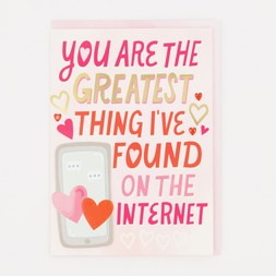 TK MAXX Pink Greatest Thing Valentines Card €3.29