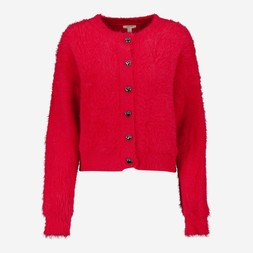 TK MAXX Red Valentines-day-heart-button-eyelash-cardigan €26.99
