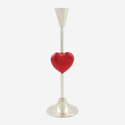 TK MAXX Red+Silver-Heart Valentines Candle holder - €13.99