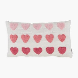 TK MAXX White Red Heart Cushion €26.99