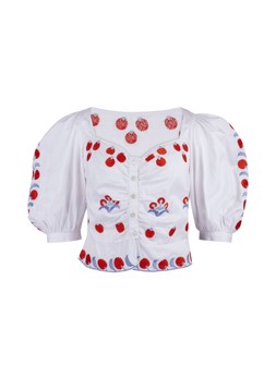 TK Maxx Women Gold Label white embroided top €59.99