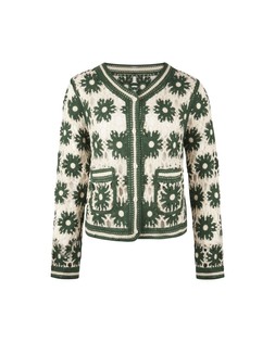 TK Maxx Women Green & white crochet top €26.99