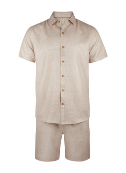TK Maxx Cream shirt & short set €34.99
