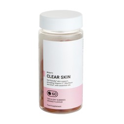 beauty clearskinorangegummyvitaminsinbottlewithwhitelid €11.99