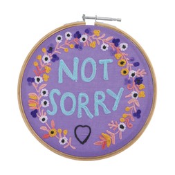 beauty notsorryembroideryhoop €22.99