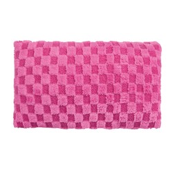 beauty pinkfluffycheckerboardpillow €18.00